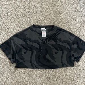 Gymshark GS Power Crop Top - Black